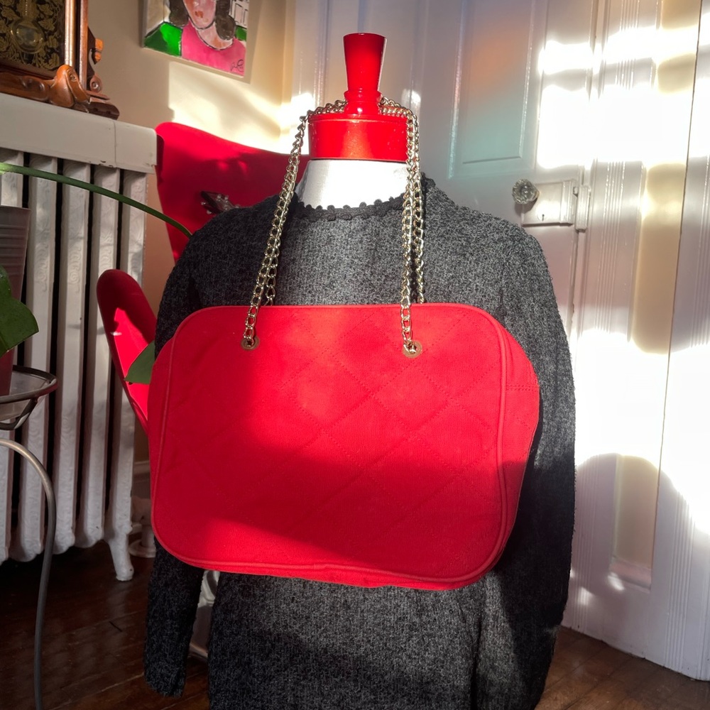 Red vintage bag